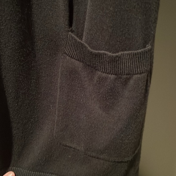 Michael by Michael Kors - Open Front Black Carnigan - Small - Picture 5 of 6